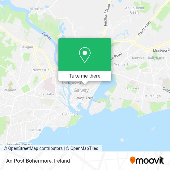 An Post Bohermore map