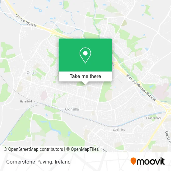 Cornerstone Paving map