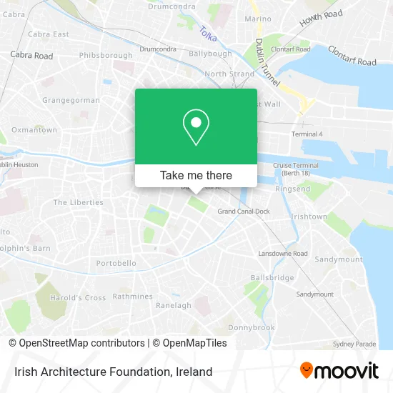 Irish Architecture Foundation map
