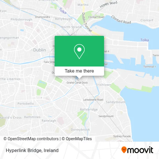 Hyperlink Bridge map