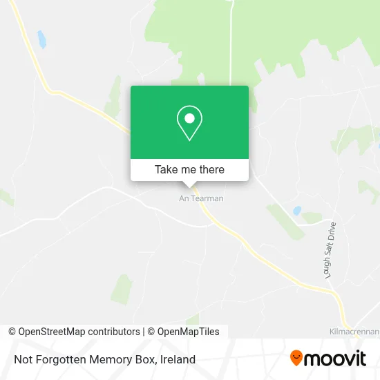 Not Forgotten Memory Box map