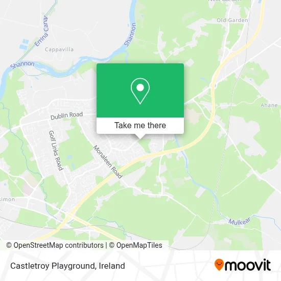 Castletroy Playground map