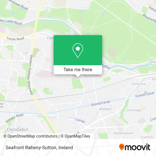 Seafront Raheny-Sutton map