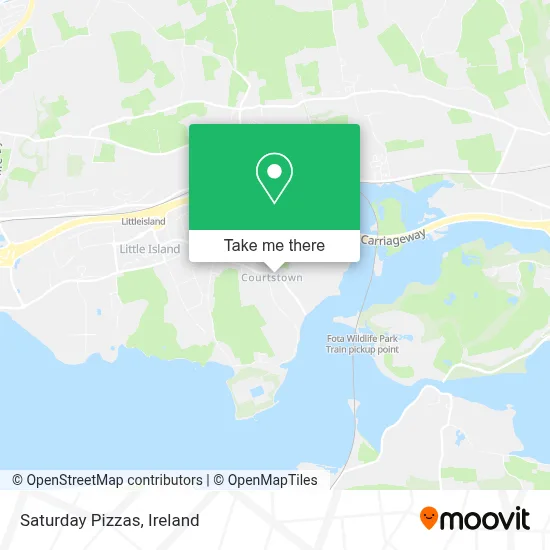 Saturday Pizzas map