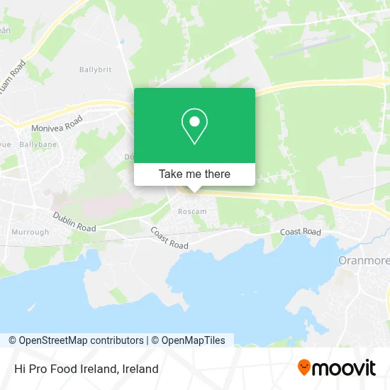 Hi Pro Food Ireland map
