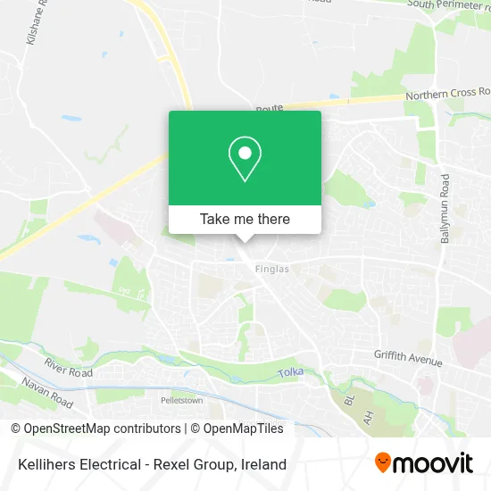 Kellihers Electrical - Rexel Group map