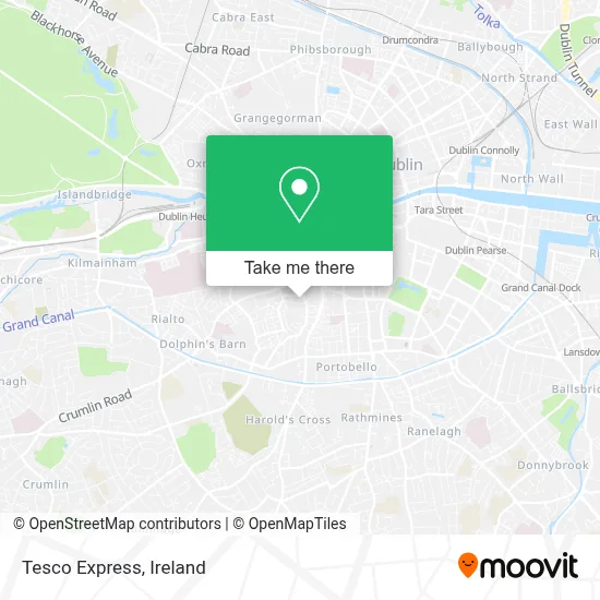 Tesco Express map