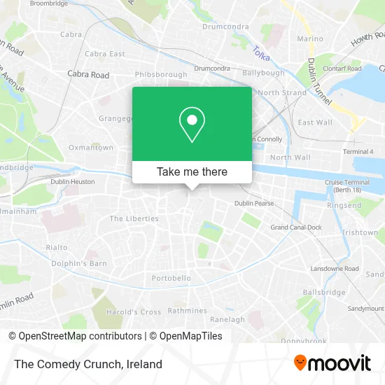 The Comedy Crunch map