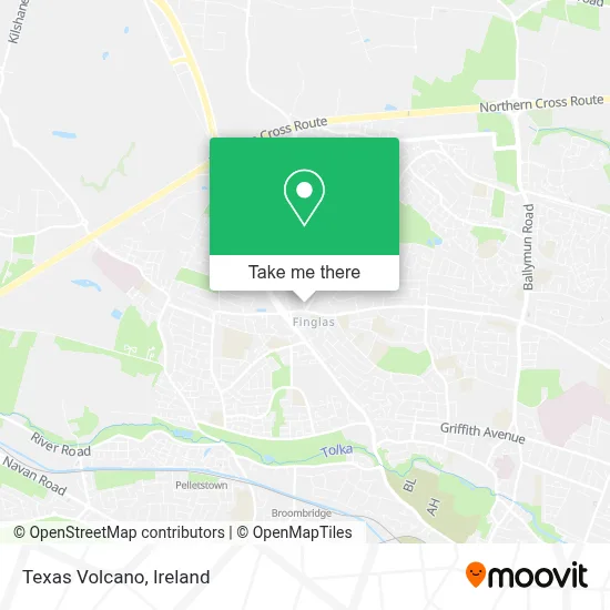 Texas Volcano map