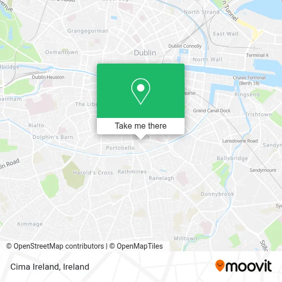 Cima Ireland map