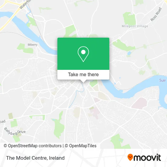 The Model Centre map