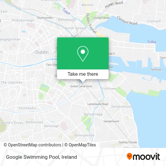 Google Swimming Pool map