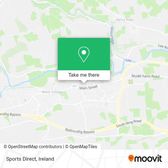Sports Direct map