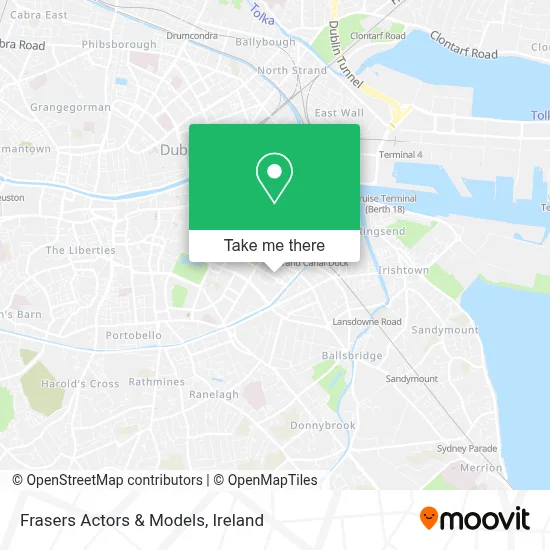 Frasers Actors & Models map