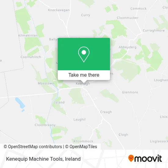 Kenequip Machine Tools map
