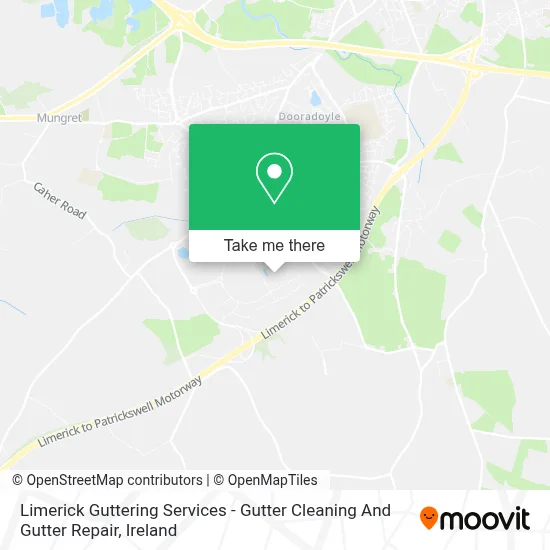 Limerick Guttering Services - Gutter Cleaning And Gutter Repair map