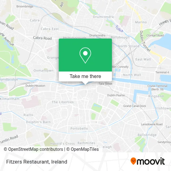 Fitzers Restaurant map