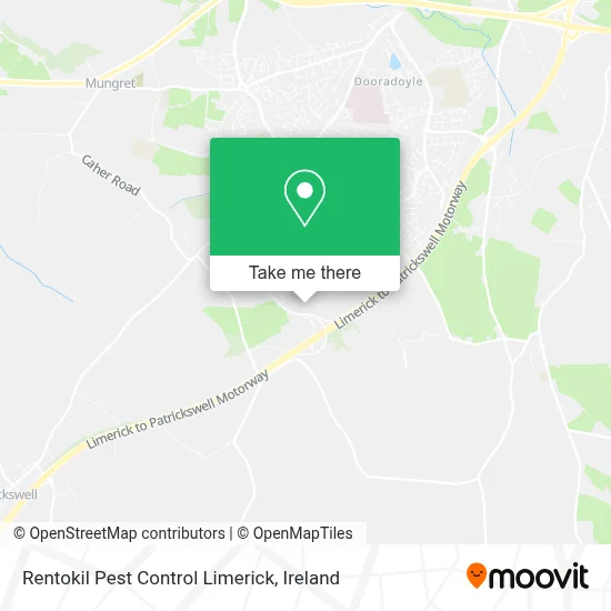 Rentokil Pest Control Limerick map