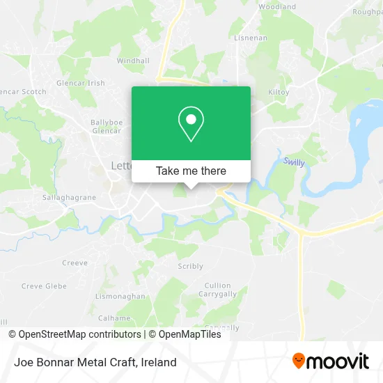 Joe Bonnar Metal Craft map