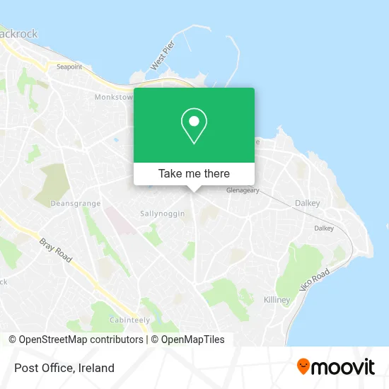 Post Office map