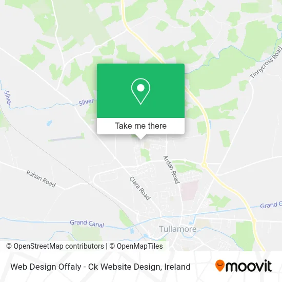 Web Design Offaly - Ck Website Design map
