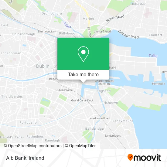 Aib Bank map