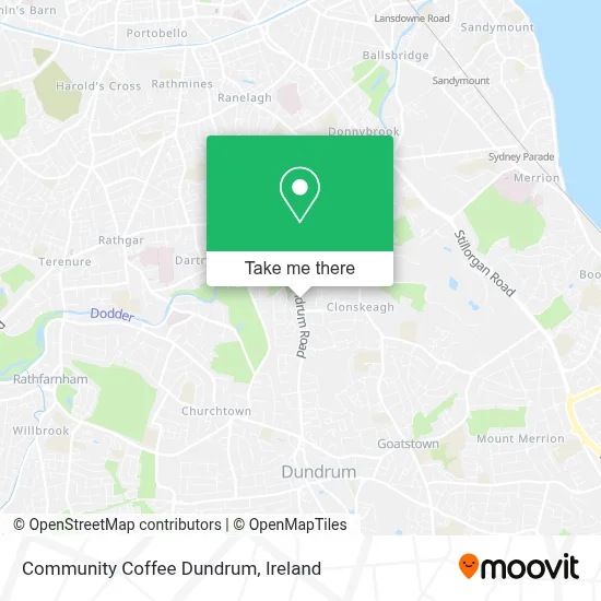 Community Coffee Dundrum map