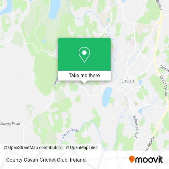 County Cavan Cricket Club map