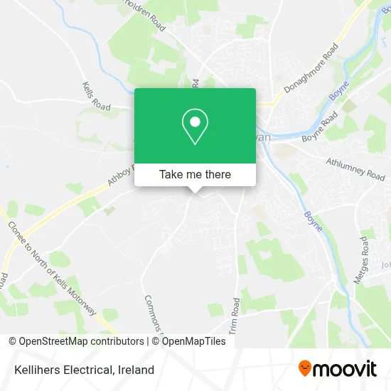 Kellihers Electrical map