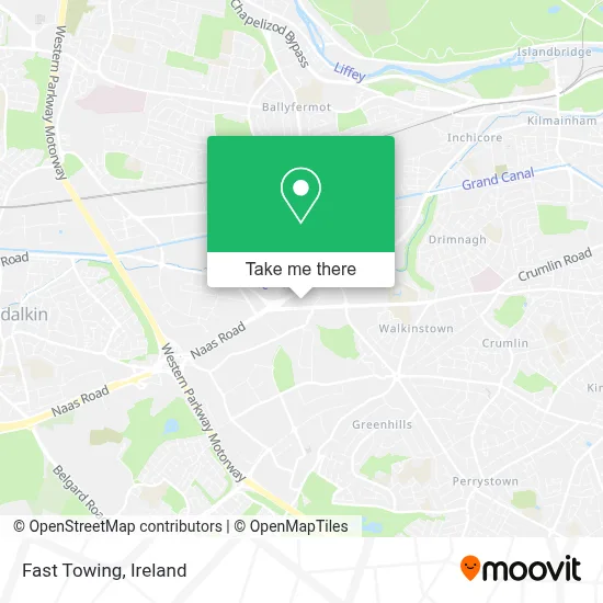 Fast Towing map
