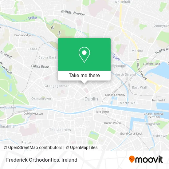 Frederick Orthodontics map