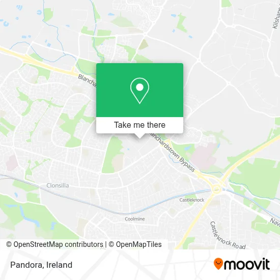 Pandora map