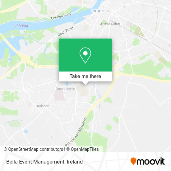 Bella Event Management map