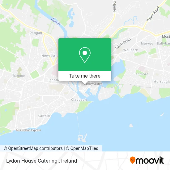 Lydon House Catering. map