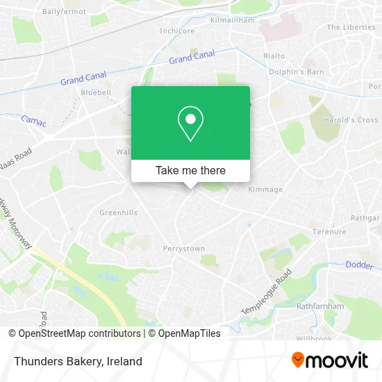 Thunders Bakery map