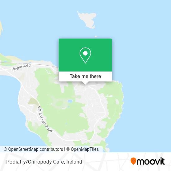 Podiatry/Chiropody Care map