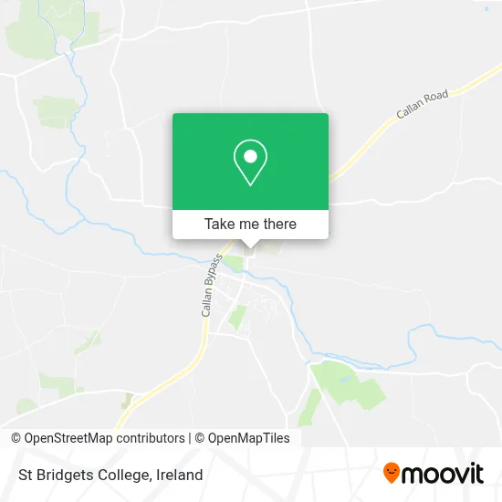 St Bridgets College map