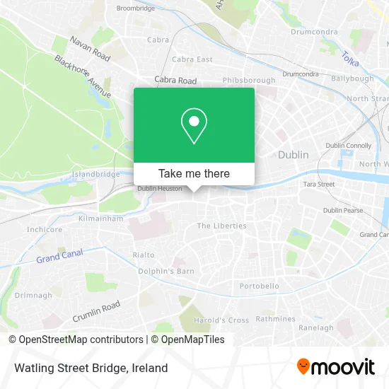 Watling Street Bridge map