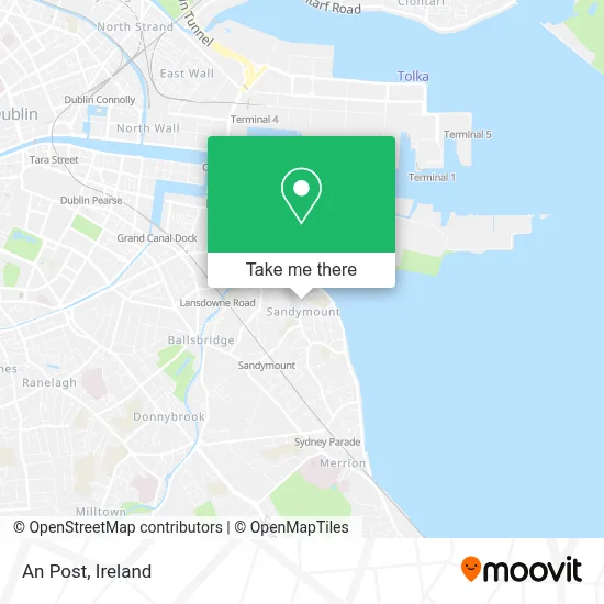 An Post map
