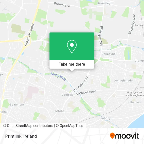 Printlink map