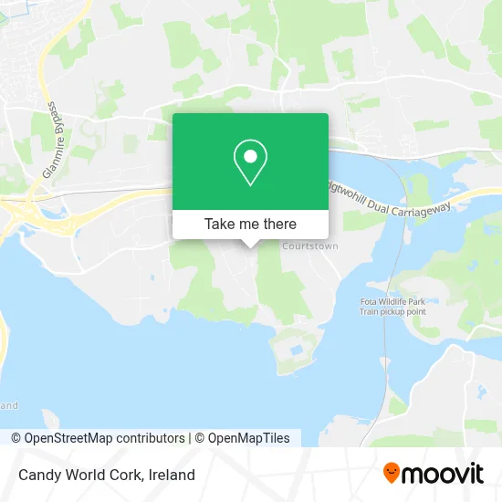 Candy World Cork map