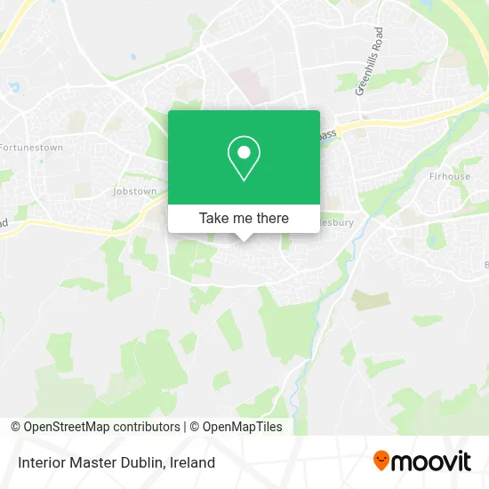 Interior Master Dublin map