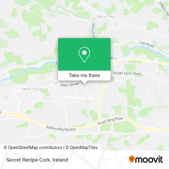 Secret Recipe Cork map