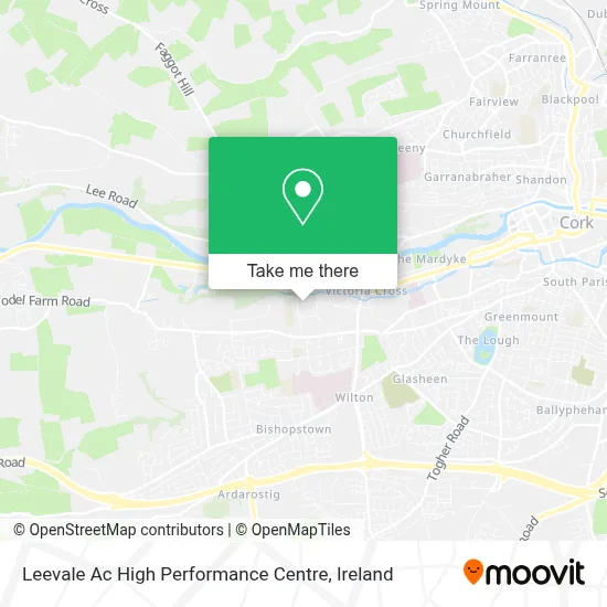 Leevale Ac High Performance Centre map