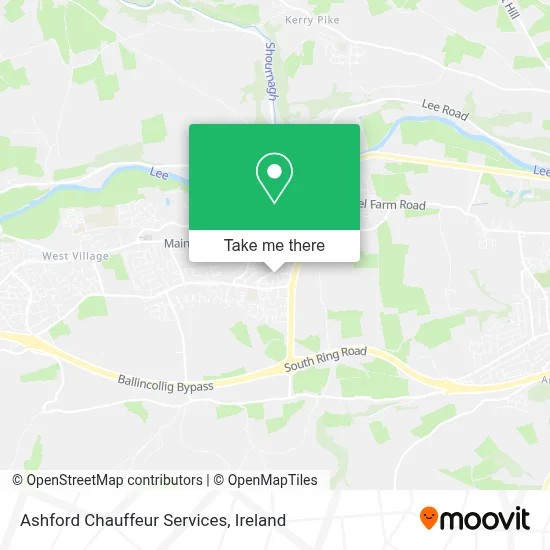 Ashford Chauffeur Services map