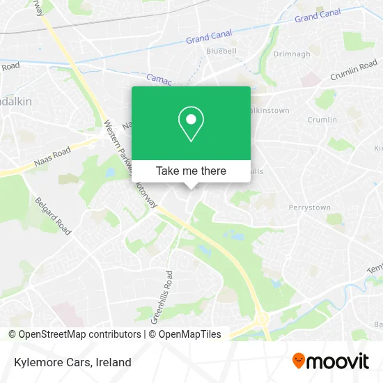 Kylemore Cars map