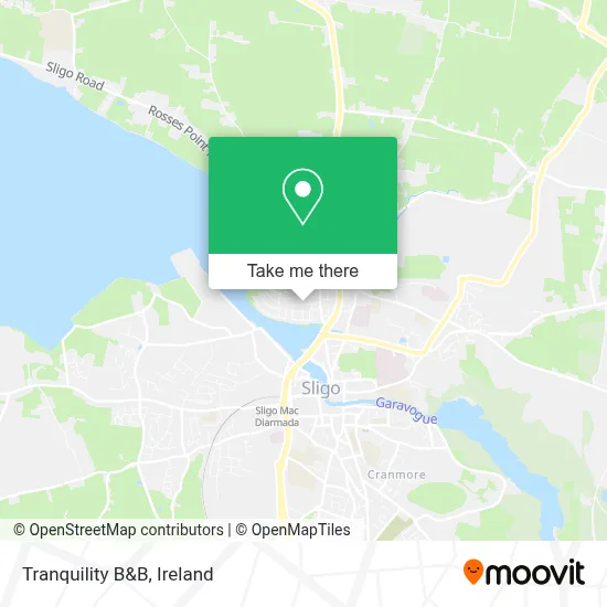 Tranquility B&B map