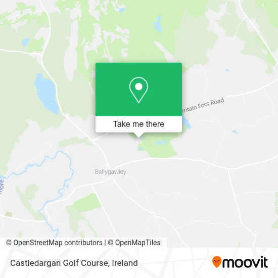 Castledargan Golf Course map