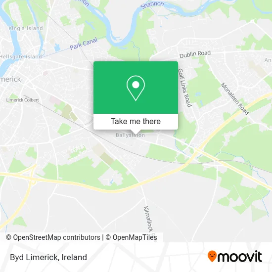 Byd Limerick map