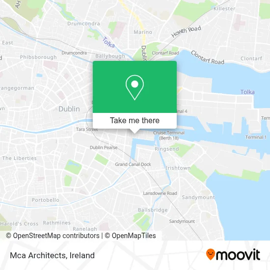 Mca Architects map